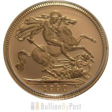 1990 Gold Half Sovereign