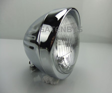 Chrome Bates Type Motorcycle