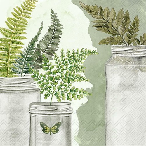 Ihr botanical fern - botanical, printed