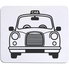 'Black Taxi Cab' Mouse Mat /