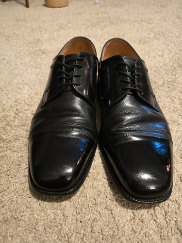 Grenson black leather garratts - grenson,