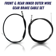 MTB Mountain Bike Bicycle Front & Rear Inner Outer Wire Brake Cable & Set UK