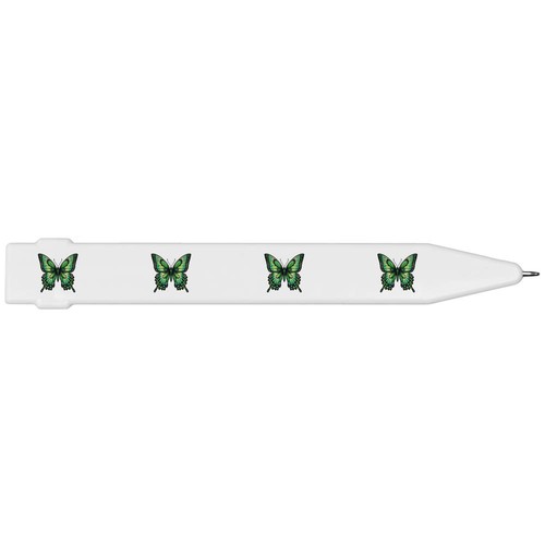 Pretty green butterfly flat - green, butterfly'