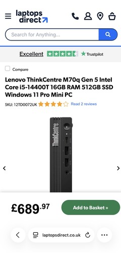 Lenovo thinkcentre m70q - lenovo,