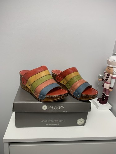 Pavers red rainbow colourway - rainbow,