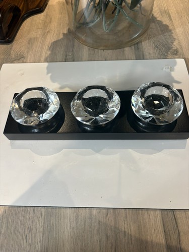 Set three crystal - set, of
