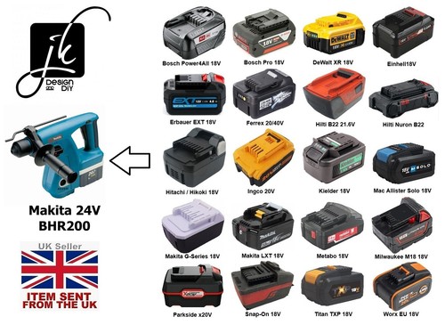 Adapter for makita 24v - 24v, bhr200