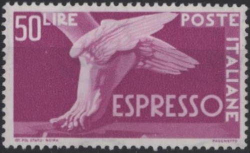 Italy 1945 express letter - express,