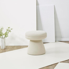 Gisella Taupe Boucle Ottoman -