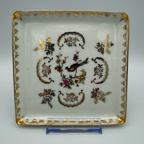 Antique limoges plate square - antique, i