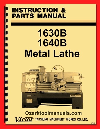 Victor 1630b 1640b metal lathe - 1640b,