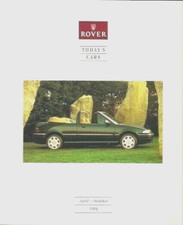 Rover Cars Apr-Oct 1994 UK