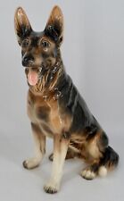 Goebel German Shepherd / Alsatian - 10.75" Porcelain Figurine - Seated Dog