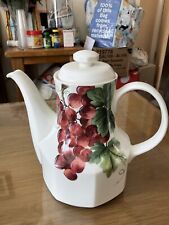 Royal Doulton vintage grape everyday fine china tea pot