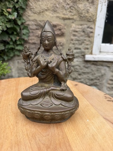 Sino tibetan bronze buddha - sino,