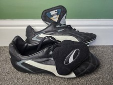 Vintage Puma Avanti Football Boots Black Leather Soft Ground SG DuoFlex Uk11