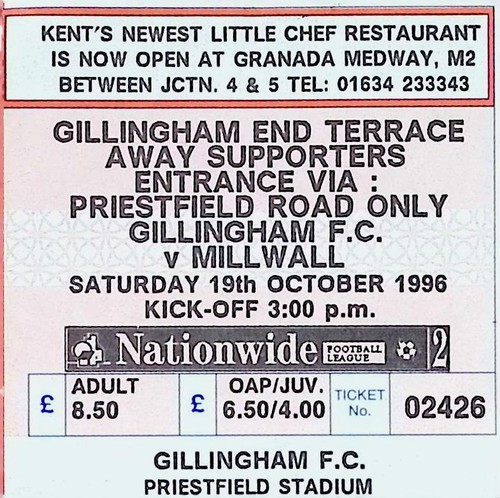Gillingham millwall - v,