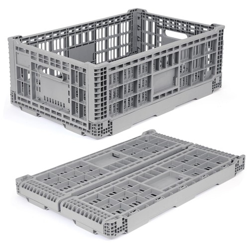 52l collapsible plastic crate - plastic,