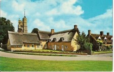 SUPERB OLD POSTCARD - CAVENDISH near CLARE - SUFFOLK C.1980