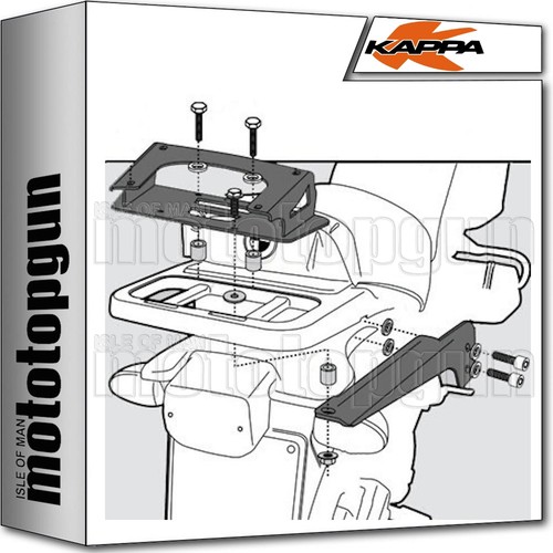 Kappa rear rack - rack, bmw