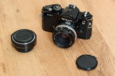 Nikon FM2 SLR Film camera, Nikkor-HC 50mm f1:2, 1.4x teleconverter. Film tested!