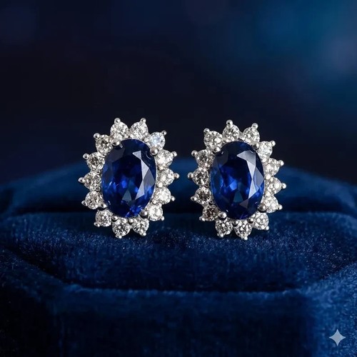 00ct oval cut natural blue - 5.00ct,