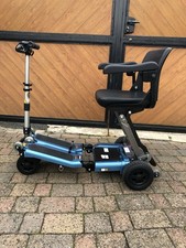 Luggie Elite Plus Mobility Scooter Portable Folding -  Blue - Ex Demo