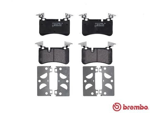 Rear brake pad set fits - pad,