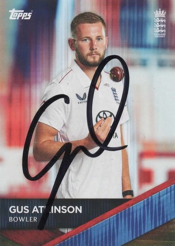 Gus atkinson signed england - gus,