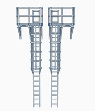 Hooped Access Ladder with