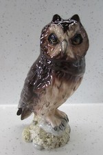 ROYAL DOULTON Short Eared Owl Whyte & Mackay scotch Whisky decanter empty