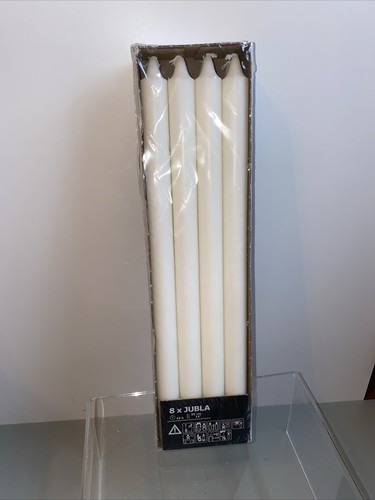 Ikea jubla white tall - 8x,
