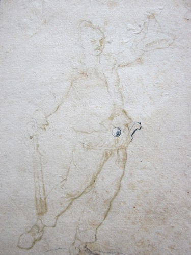 Old master c17th drawing - c17th, (as