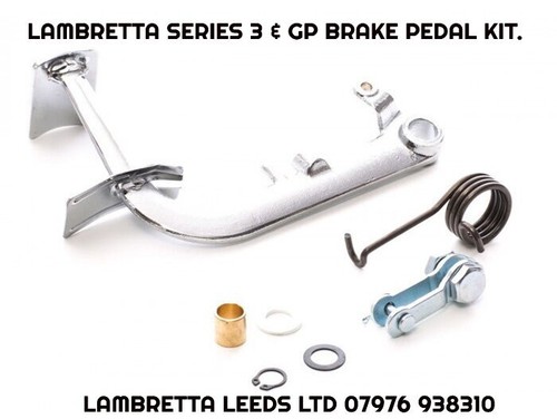 Lambretta brake pedal kit - brake,