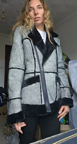 Topshop shearling jacket - topshop,