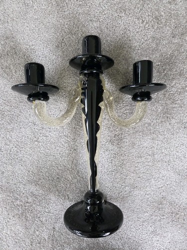 Heavy glass candelabra candle - heavy,