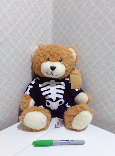 Bnwt brown skeleton - skeleton, teddy