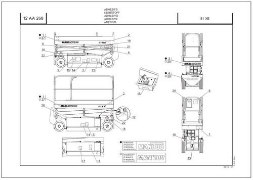 Manitou parts catalog - xe,