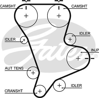 New timing belt for kia - new,