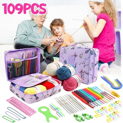 109pcs crochet hook set - crochet, 5
