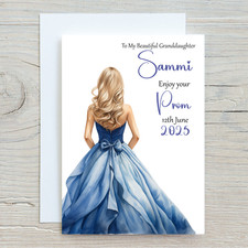Personalised prom card - personalised,