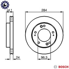 2x BRAKE DISC 0 986 479 020