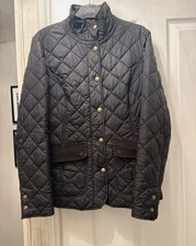 Joules Black Moredale Quilted