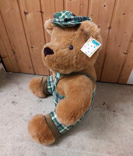 Vintage troll teddy bear with - vintage,