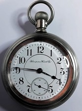 R/R GRADE, N/ALLOY, S/OUT HAMPDEN, DUEBER WATCH Co. 18s, 21Js O/FACE P/WATCH,FWO
