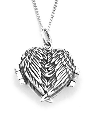 Sterling silver angel - , wings