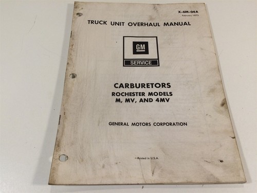 1973 truck unit overhaul - 1973,