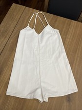 Zara Woman Play suit- Size S - Ivory Sleeveless - Strappy