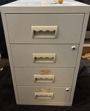 Metal Filing Cabinet 4 Drawers 66cm x 40cm x 40cm