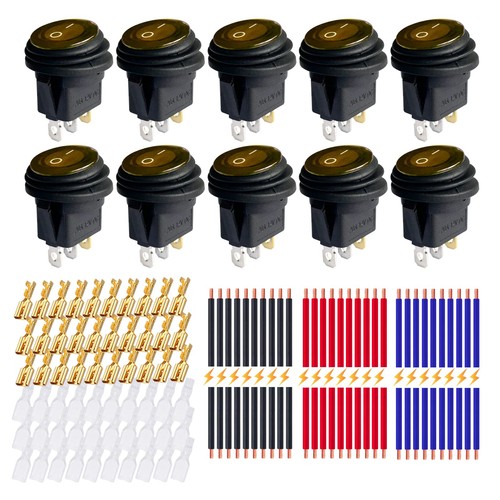 Round rocker switches - round,